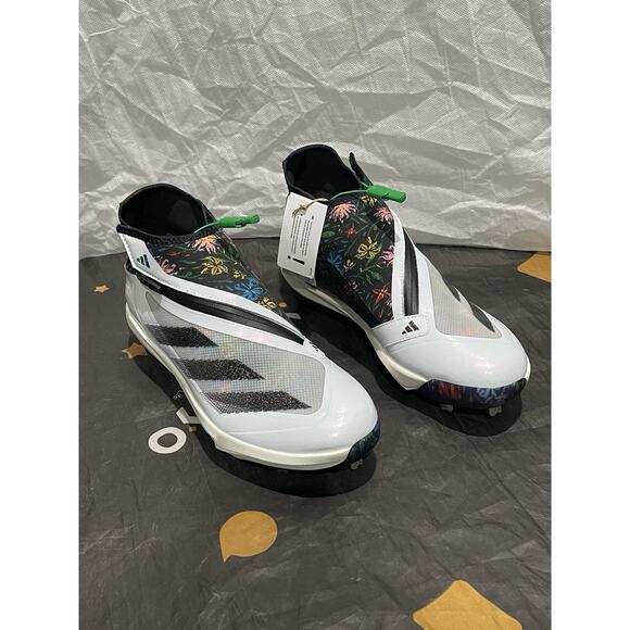 New Men 10 Adidas Julio Rodriguez x Adizero Impact+Cleats Floral Graphics IH2728 main image 5